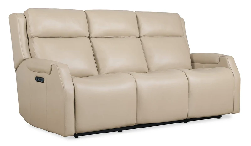 Hooker Furniture - Nelson Zero Gravity Power Sofa with Power Headrests and Lumbar - Beige - SS836-PHZL3-070 Beige / 78.5"