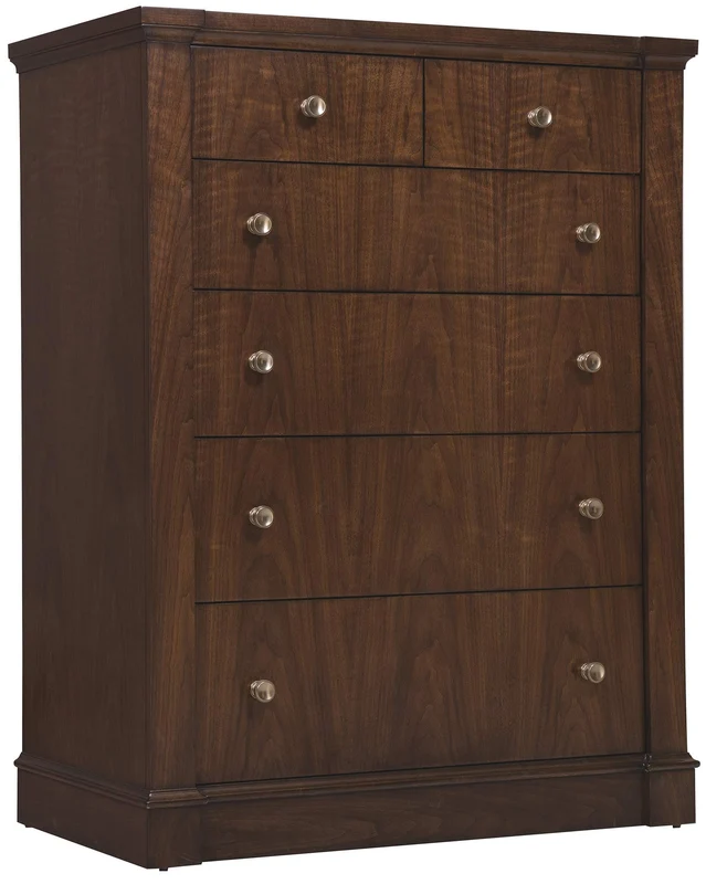 Hooker Furniture - Archives Seven-Drawer Chest - Dark Wood - 6123-90210-89 Dark Wood / 20" X 38.5" X 50"