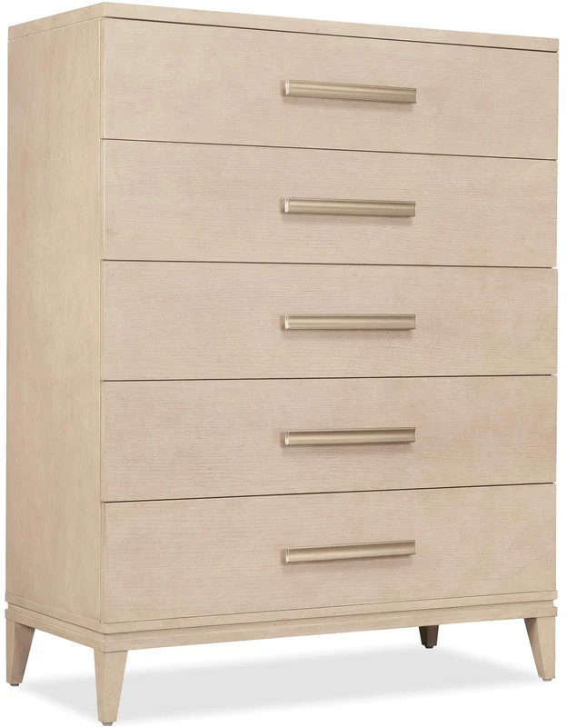 Hooker Furniture - Westwood Five Drawer Chest - Light Wood - 6133-90010-80 Light Wood / 19" X 42" X 54"