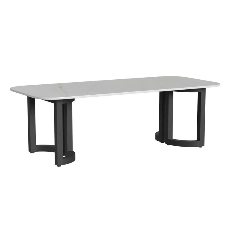 Sunset West - Malibu 96" Dining Table - Black - SW7101-T96 Black / 95.98" X 42.01" X 30.12"