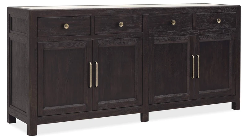 Hooker Furniture - Driftwood Buffet - 6820-75901 Blacks / 19" X 36" X 76"