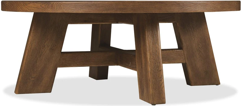 Hooker Furniture - Driftwood Round Cocktail Table - 6820-80211 Medium Wood / 48" X 18" X 48"
