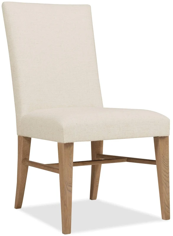 Hooker Furniture - Driftwood Upholstered Side Chair - 6820-75512 Light Wood / 26" X 38.5" X 21"