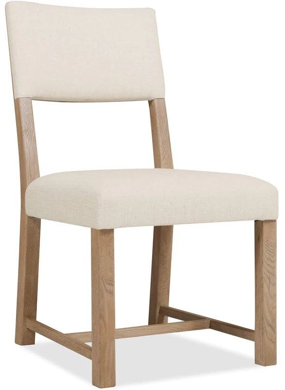 Hooker Furniture - Driftwood Upholstered Side Chair - 6820-75410 Light Wood / 23" X 36.5" X 20"