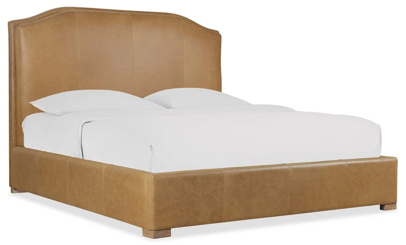 Hooker Furniture - Driftwood King Upholstered Bed - 6820 Brown / King