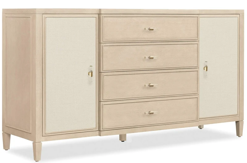 Hooker Furniture - Melange Be My Guest Dresser - Beige - 628-90001-80 Beige / 20.25" X 66.5" X 36"