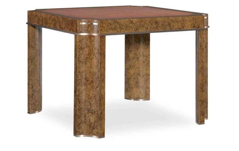 Hooker Furniture - Archives Game Table - Dark Wood - 6123-75208-80 Dark Wood / 40.5" X 40.5" X 30"