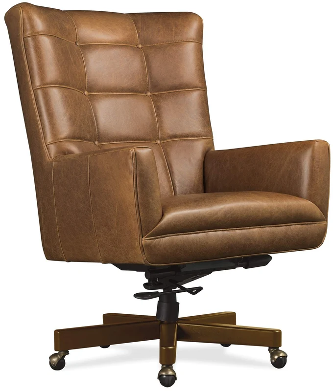 Hooker Furniture - Nico Executive Chair - Brown - EC828-087 Brown / 29.5" X 32.75" X 44"