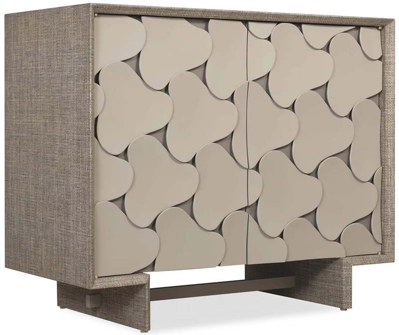 Hooker Furniture - Melange Pinwheel Hall Chest - Gray - 628-85745-05 Grays / 20.75" X 41" X 34.25"