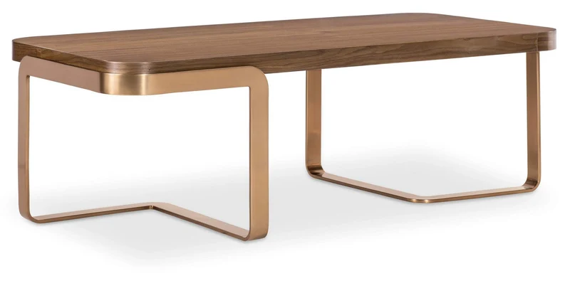 Hooker Furniture - Eleana Cocktail Table - Medium Wood - 7252-80310-85 Medium Wood / 32" X 48" X 17"