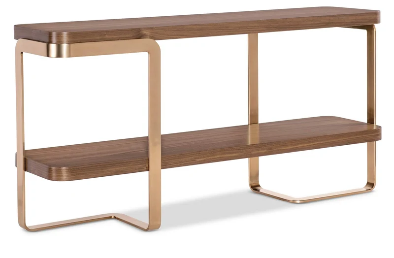 Hooker Furniture - Eleana Console Table - Medium Wood - 7252-85005-85 Medium Wood / 16" X 32" X 72"