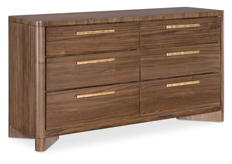 Hooker Furniture - Eleana Dresser - Medium Wood - 7252-90002-85 Medium Wood / 20" X 65" X 36"
