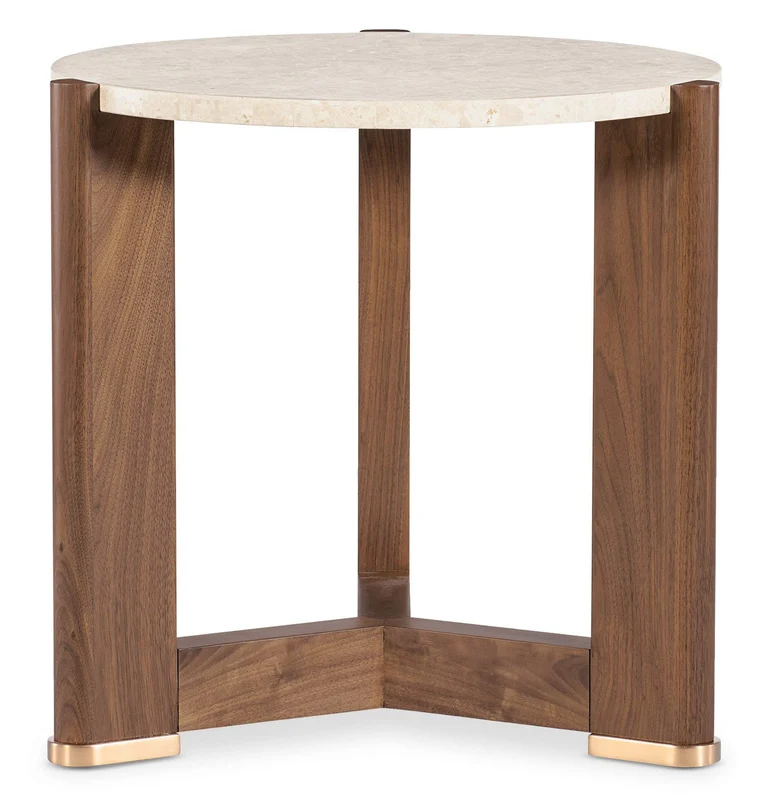 Hooker Furniture - Eleana Round End Table - Medium Wood - 7252-80216-85 Medium Wood / 24" X 24" X 25.5"