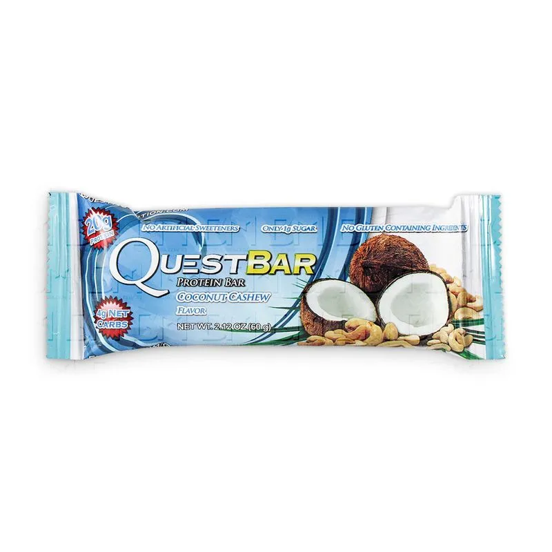 Quest Bar 60g - Quest Nutrition Quest Bar 60g côco e caju - Quest Nutrition
