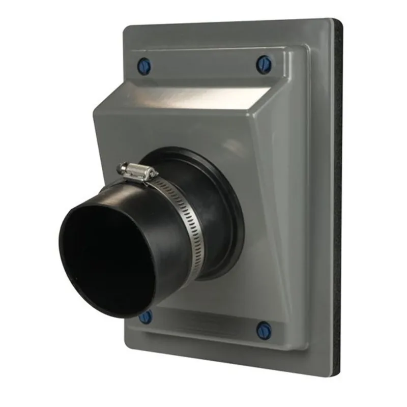 AIREX TITAN OUTLET TGS 1-in Wall Outlet for HVAC Line Set w/ 3/4-in Gasket - Grey