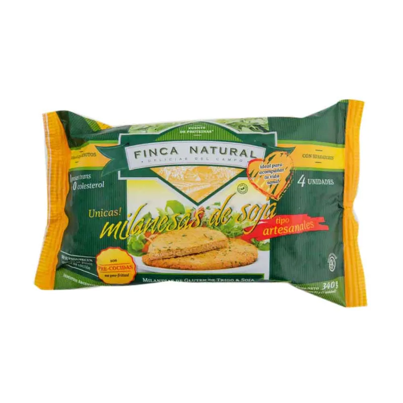 Milanesas De Soja Finca Natural 340 Gr