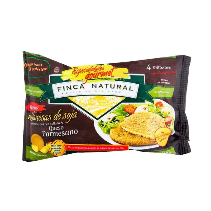 Milanesas De Soja Gourmet Finca Natural 340 Gr