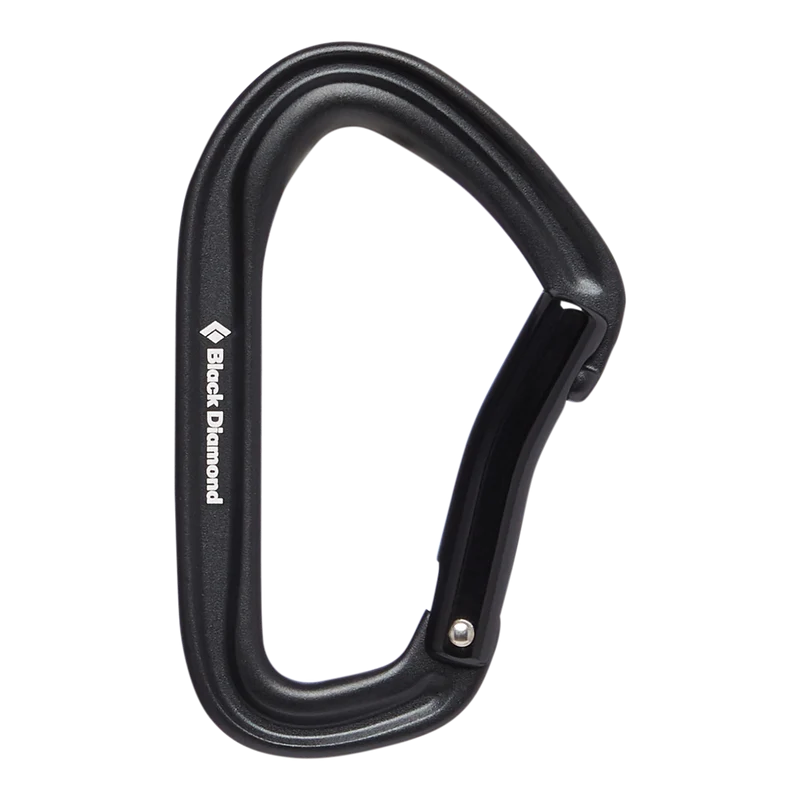 Hotforge Bent Gate Carabiner Black Black
