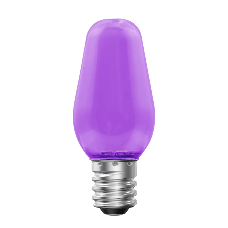Luxrite LR21751 C7 0.5W Purple LED Light Bulb