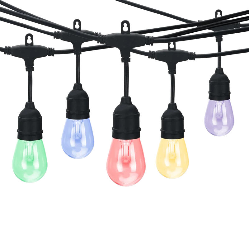 Luxrite LR40039 4.5W 35' RGBW Solar String Lights