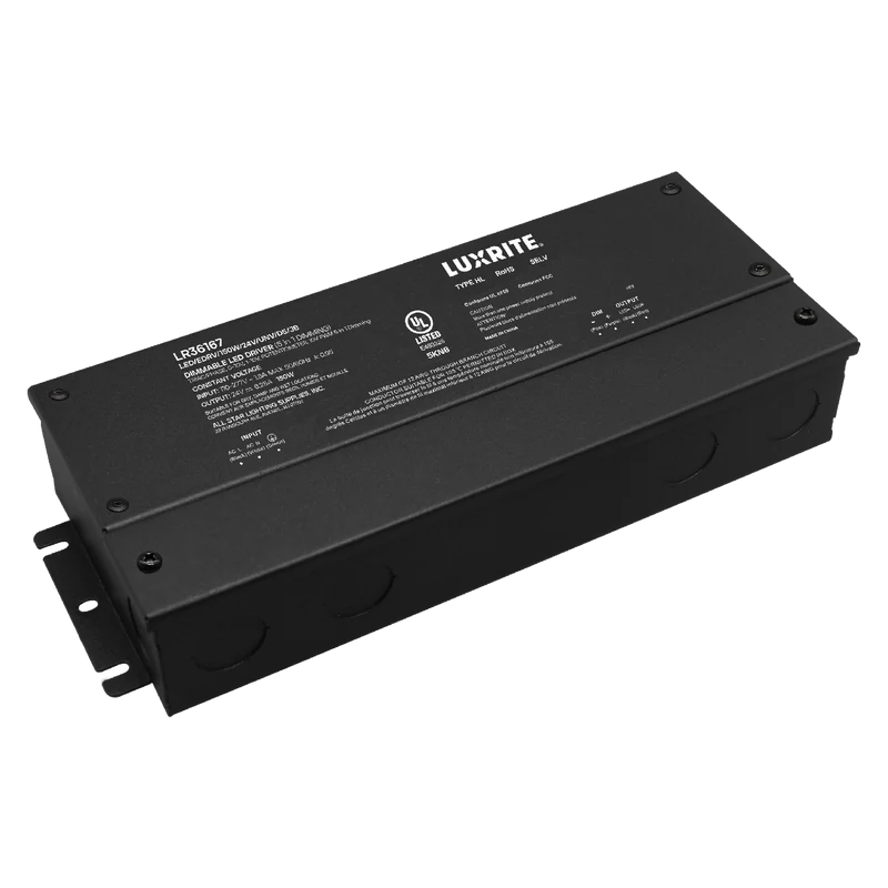Luxrite LR36167 150W Electronic Constant Voltage 5 in 1 Dimmable Driver