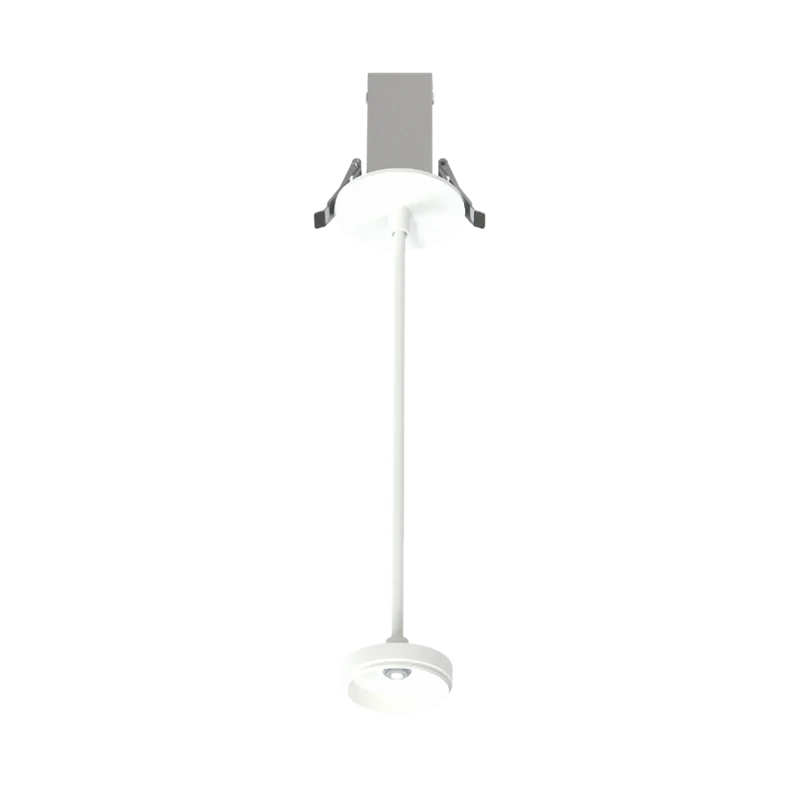 Luxrite LR43731 2.5" Cylinder System - Recessed Mount 8' Cable White Finish