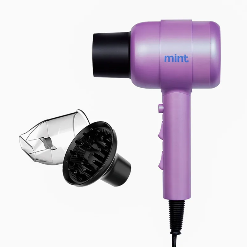 Secador de Pelo Mint Ionic Frizzless Difusor Lila