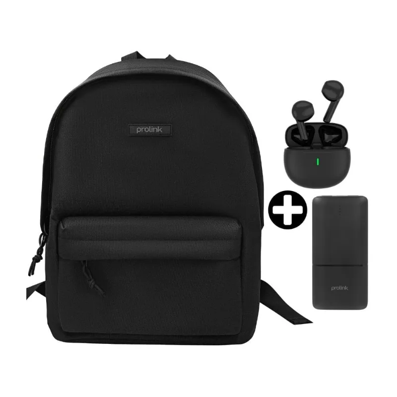 Pack Back To School Prolink Mochila + Mouse + Cargador portátil