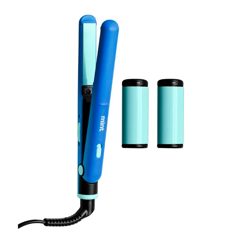 Mini Alisador de Pelo Mint 2 en 1 Aqua MHR-012