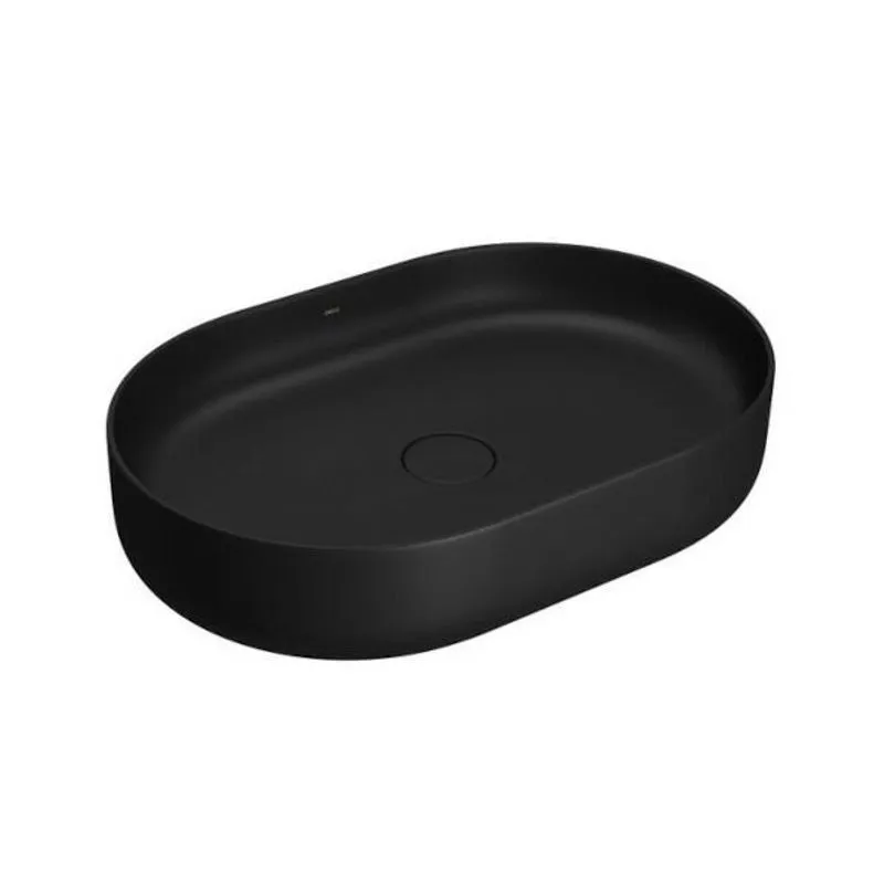 Cuba Oval de Apoio 60cm Ébano Fosco DECA CUBA APOIO L14060 60CM DECA EBANO FOSCO OVAL