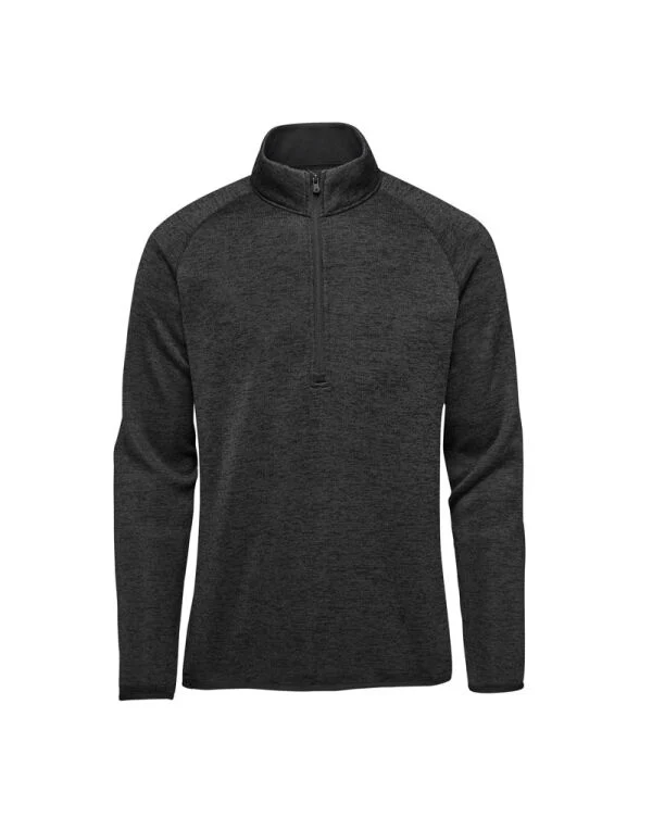 Stormtech Men'S Yosemite 1/2 Zip Pullover Black Heather / XL