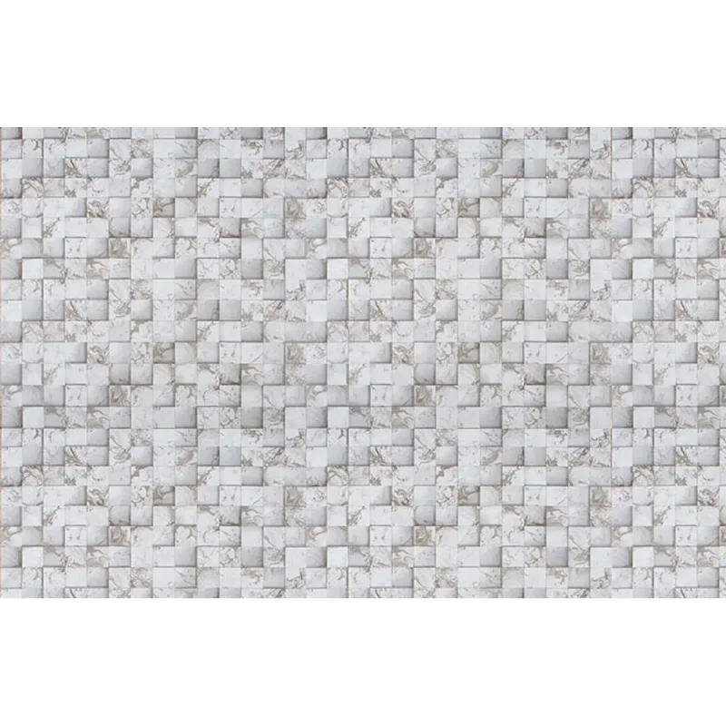 [16m²] Papel de Parede Imitação de Mármore Geométrico - PP348 Rolo de 16m2