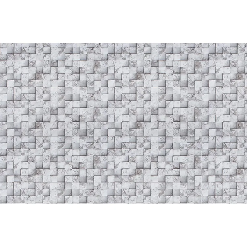 [16m²] Papel de Parede Imitação de Mármore Geométrico - PP348-1 Rolo de 16m2