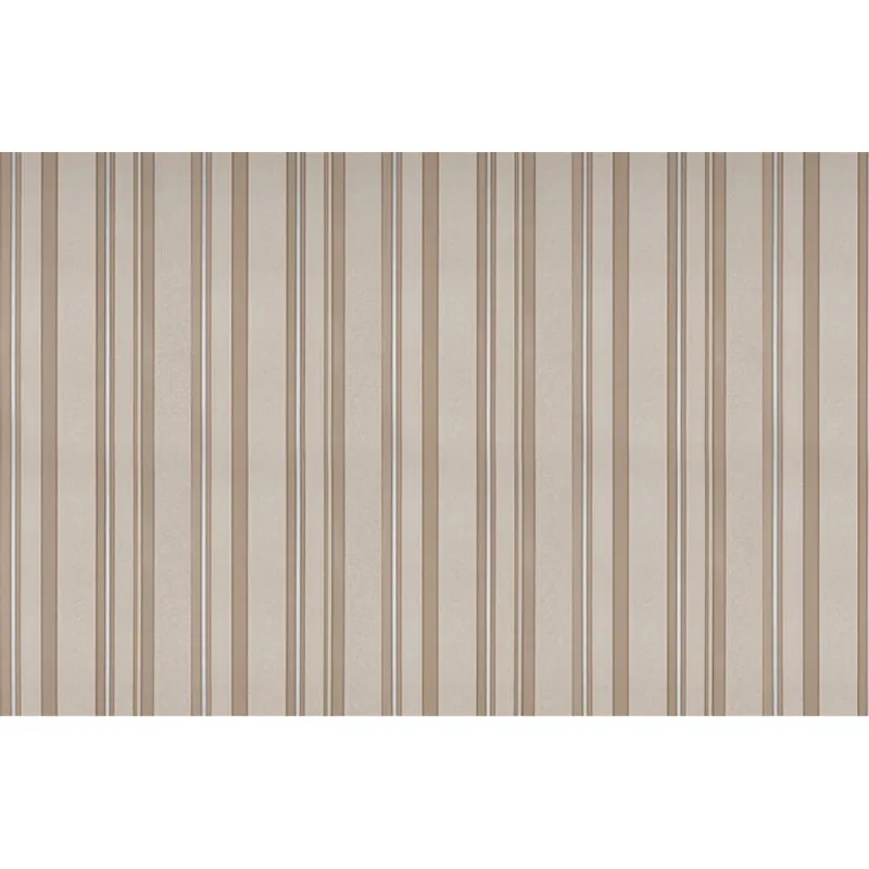 [5m²] Papel de Parede Listrado Metalizado - PP374 Rolo de 5m2