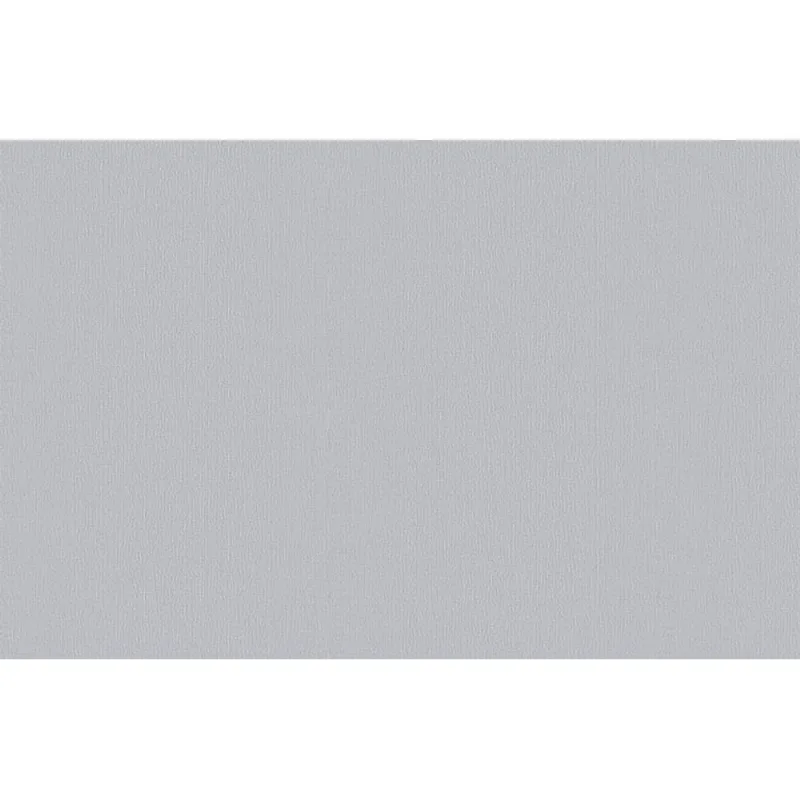[16m²] Papel de Parede Liso Texturizado Prateado - PP390 Rolo de 16m2