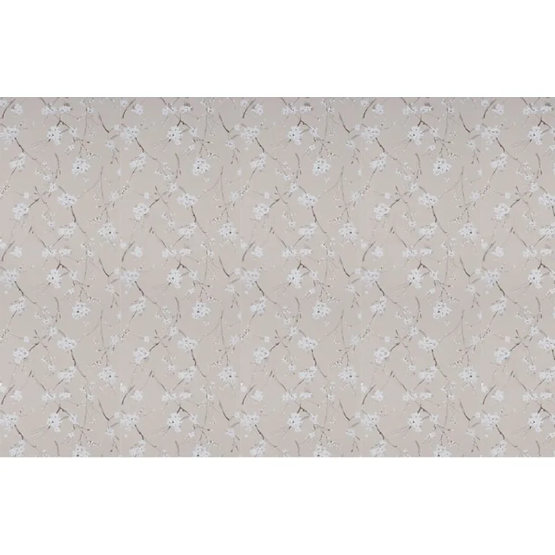 [5m²] Papel de Parede Floral Metalizado - PP403 Rolo de 5m2