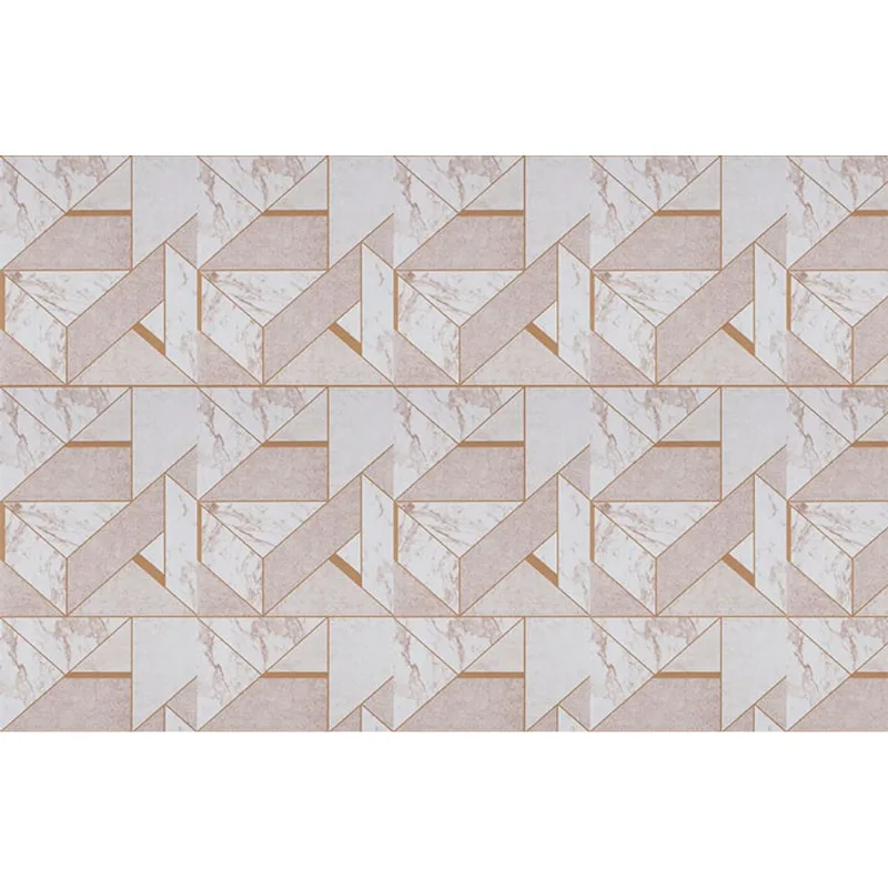 [5m²] Papel de Parede Geométrico Imitação de Mármore - PP408-1 Rolo de 5m2