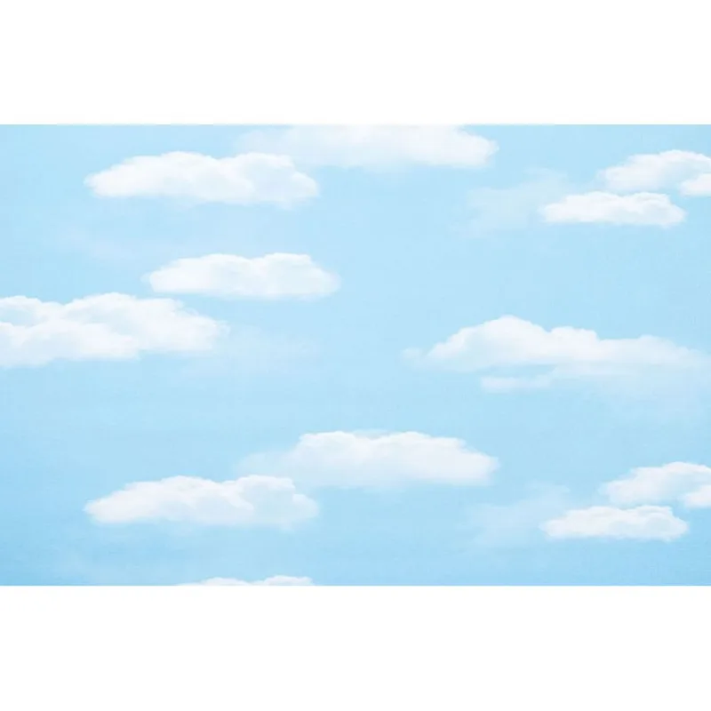 [16m²] Papel de Parede Infantil Céu e Nuvem - PP434 Rolo de 16m2