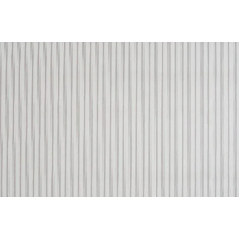 [16m²] Papel de Parede Listras Verticais Branco e Lavanda - PP440 Rolo de 16m2