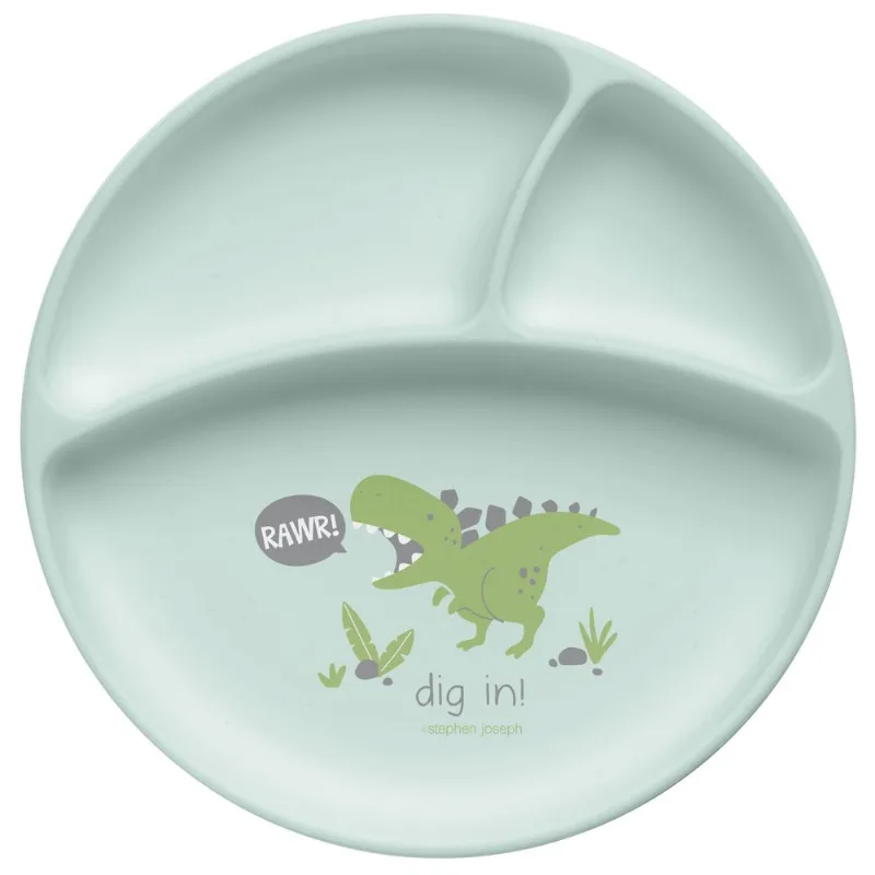 Prato de Silicone Dino Stephen Joseph