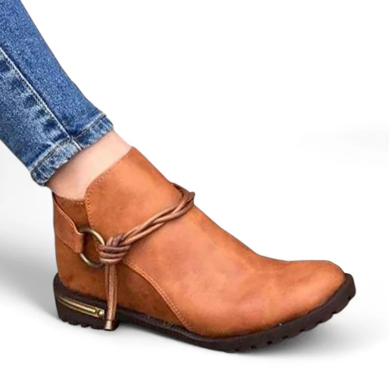 Botin Mujer Vaquerita 2086L-50 Casual Color Camel Talla 38