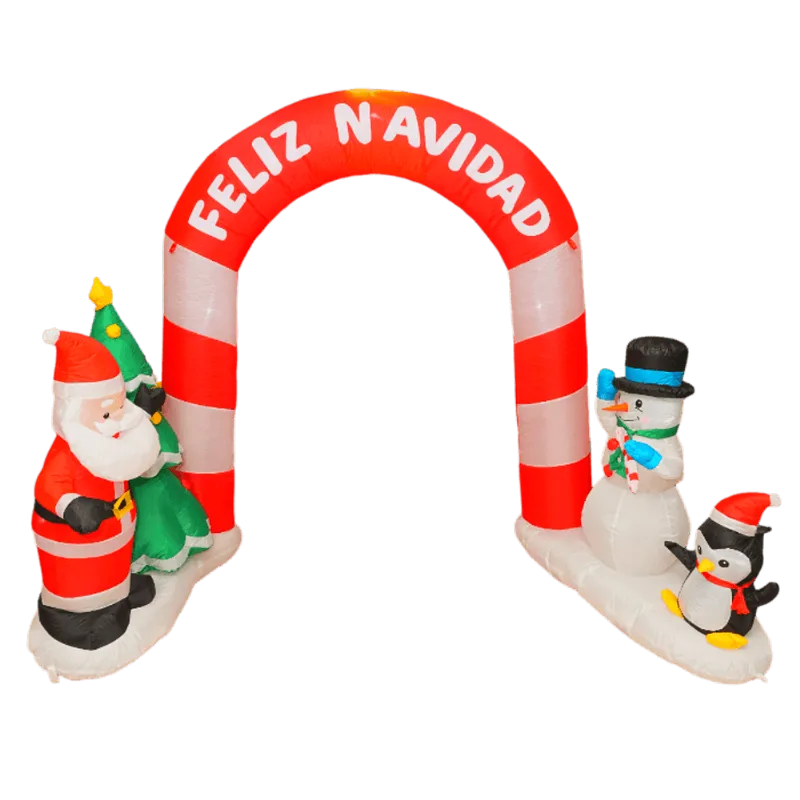 Inflable de Arco Navideño|10 Pies