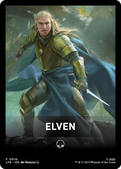 Elven Theme Card (10) Non-Foil / Near Mint