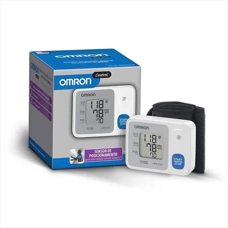Medidor De Pressão Arterial Pulso Omron Control Automático