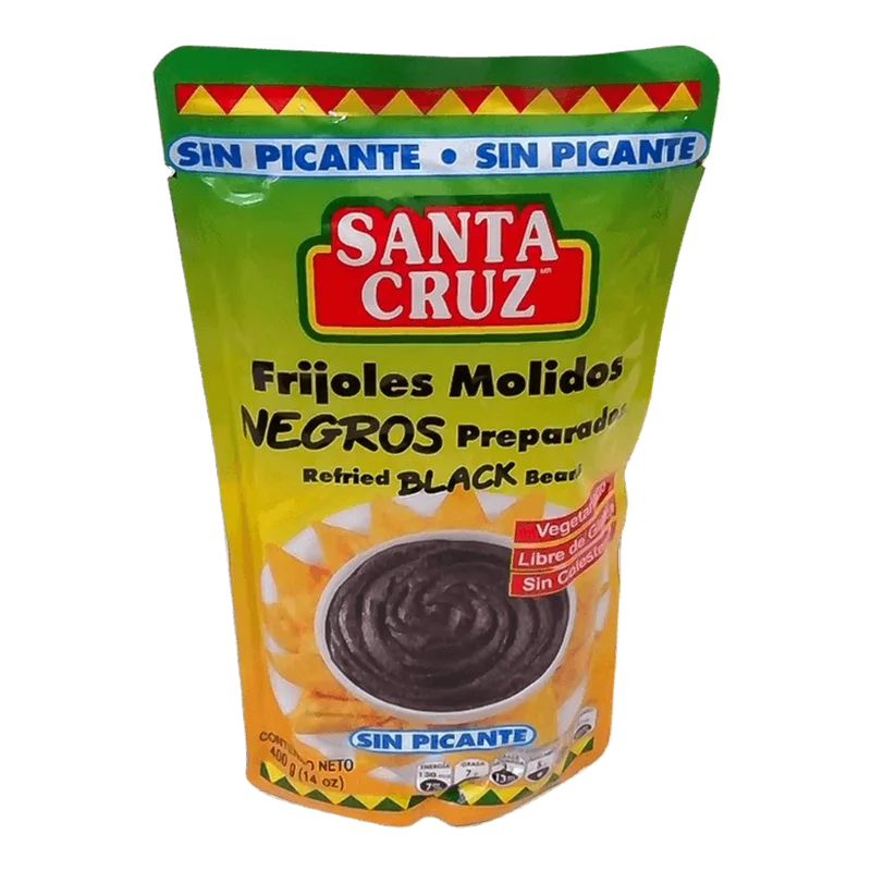 Frijol Negro Molido Sin Picante Santa Cruz 400g