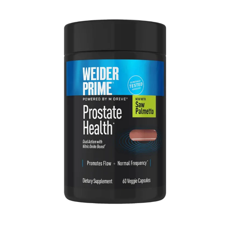 Weider Prime Salud de la Próstata 60 Cápsulas Veganas con Saw Palmetto