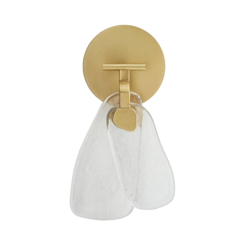 Melt LED Wall Light Antique Brass