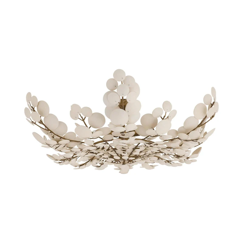 Bilal Flush Mount Ceiling Light Ivory