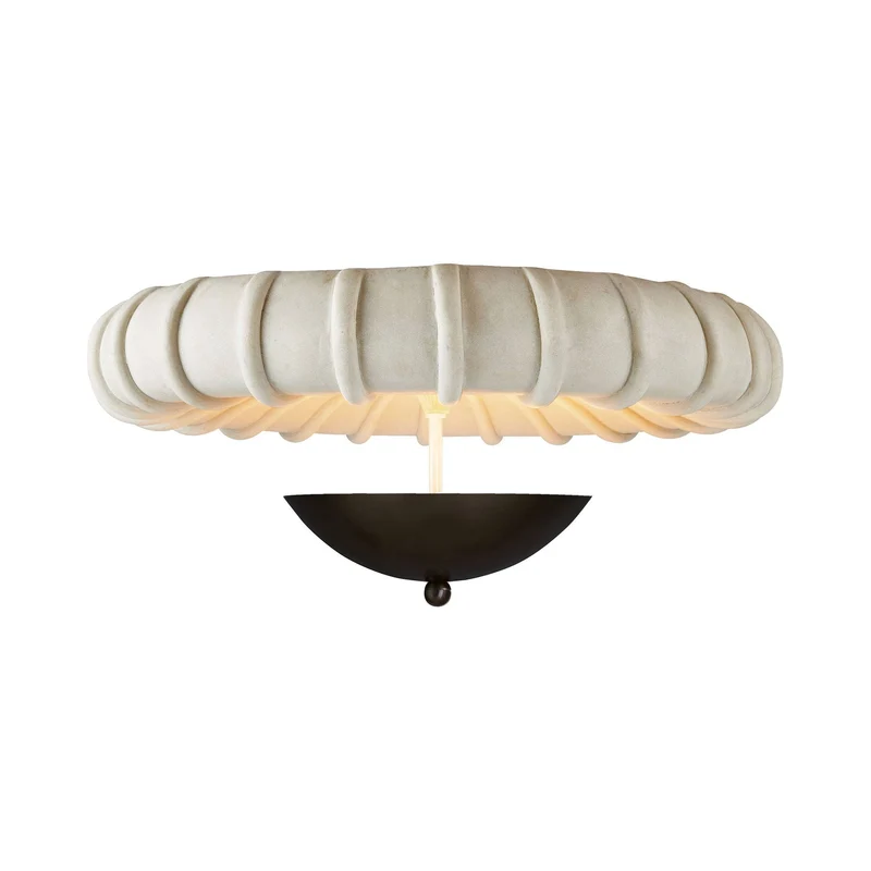 Camella Semi Flush Mount Ceiling Light English Bronze
