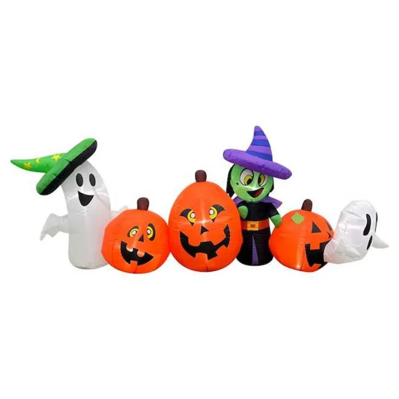 Celebrations BY Landon & Co. Halloween Inflatable Yard Decoration 6.89 x 2.95-ft - Orange and Black